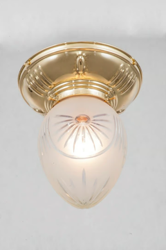 PANNON 8/14 - Brass ceiling light by Patinas Lighting - view 3